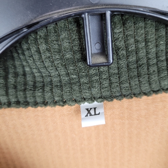 Shein Varsity Corduroy Style Snap Button Jacket - Picture 2 of 6